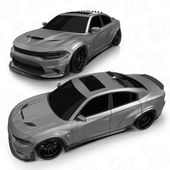 Strešný Shark Vortex spojler Dodge Charger VII LD S2 2014–2023