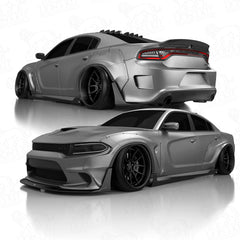 Strešný Shark Vortex spojler Dodge Charger VII LD S2 2014–2023