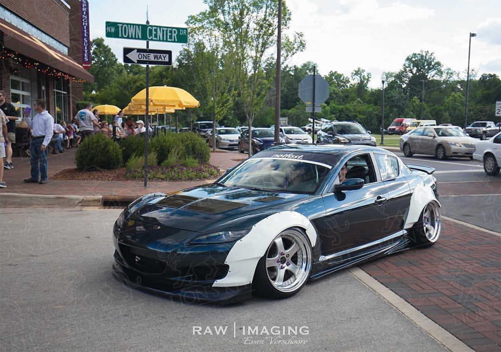 Predné rozšírenia blatníkov Wide Body Mazda RX-8 SE3P S1 2003–2008 +40 mm