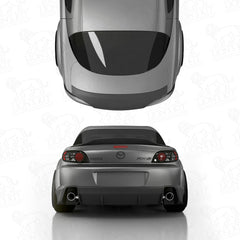 Ducktail spojler V3 Mazda RX-8 SE3P S1/S2 2003–2012