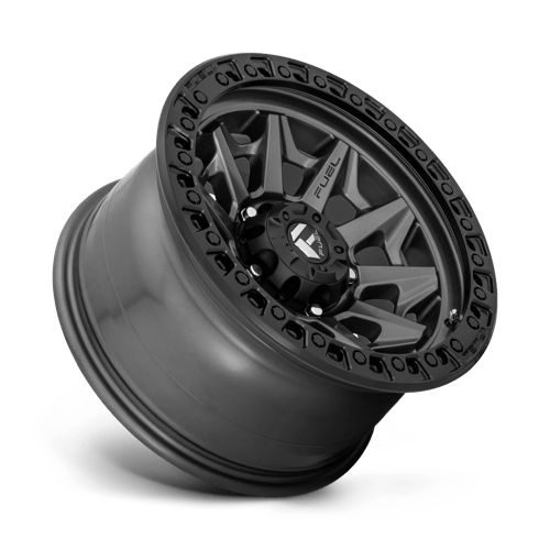 Fuel D716 Covert 20X10 8X170 ET-18 Matte Gunmetal / Black Bead Ring