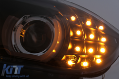 3D Xenon Angel Eyes svetlá BMW E90 E91 LCI (2008-2011) – čierne, D1S, E6