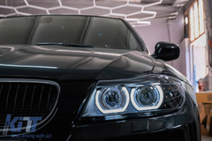 3D Xenon Angel Eyes svetlá BMW E90 E91 LCI (2008-2011) – čierne, D1S, E6
