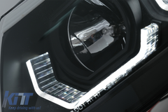 3D Angel Eyes svetlá BMW E90 E91 (2005-2008) – čierne, H7/H1, E11