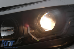 3D Angel Eyes svetlá BMW E90 E91 (2005-2008) – čierne, H7/H1, E11