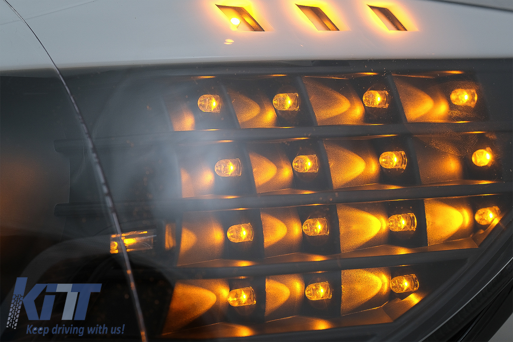 3D Angel Eyes svetlá BMW E90 E91 (2005-2008) – čierne, H7/H1, E11