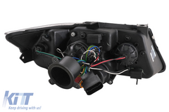 3D Angel Eyes svetlá BMW E90 E91 (2005-2008) – čierne, H7/H1, E11