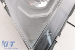 3D Angel Eyes svetlá BMW E90 E91 (2005-2008) – čierne, H7/H1, E11