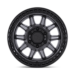 Black Rhino Calico 17X8.5 5X120 ET34 Matte Gunmetal / Black Lip