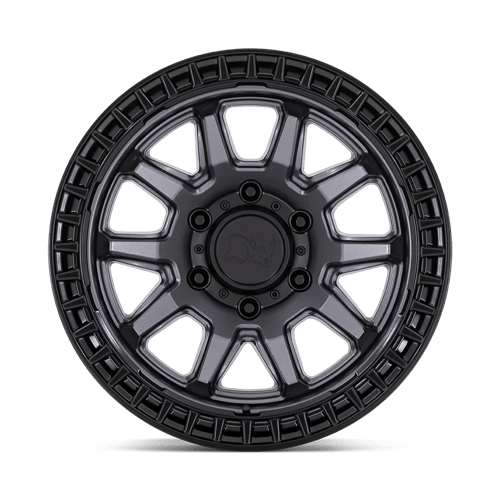 Black Rhino Calico 17X8.5 5X120 ET34 Matte Gunmetal / Black Lip