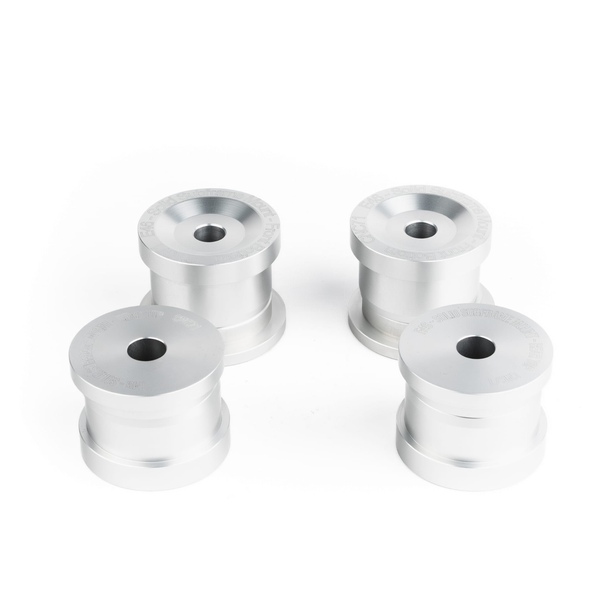 BMW E46 aluminium rear subframe bushings