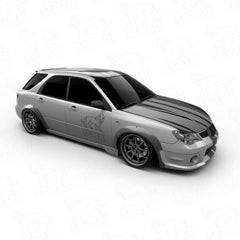 Rozšírenia predných blatníkov Subaru Impreza II Hawkeye GD/GG Sedan/Wagon +50 mm