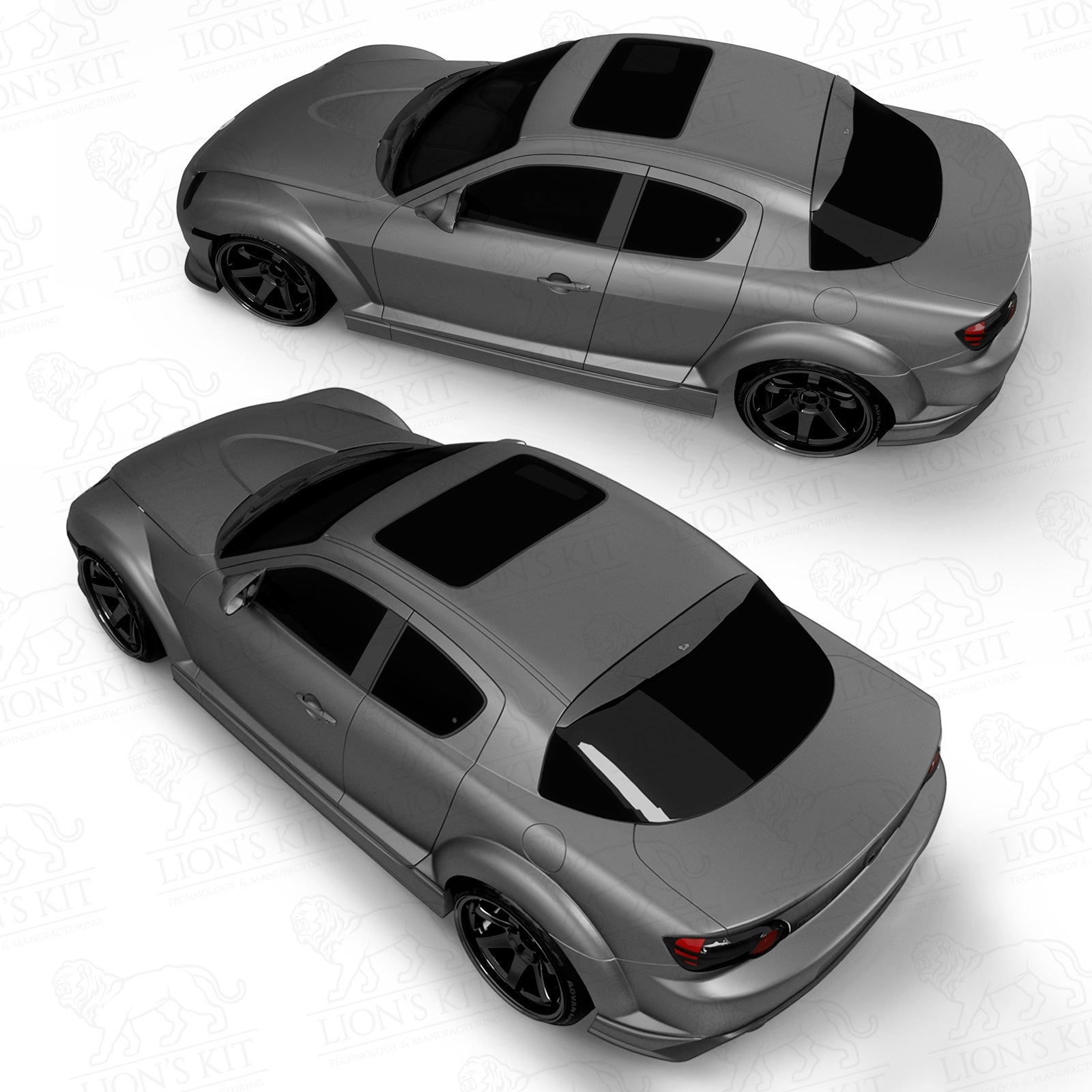 Zadný okenný spojler V1 Mazda RX-8 SE3P S1/S2 2003–2012