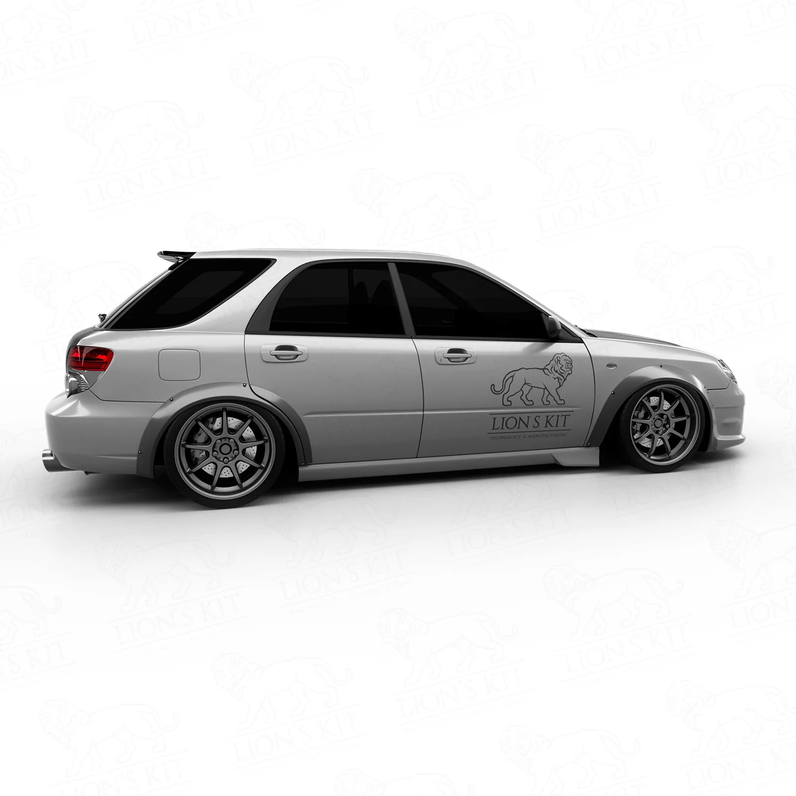 Rozšírenia predných blatníkov Subaru Impreza II Hawkeye GD/GG Sedan/Wagon +50 mm