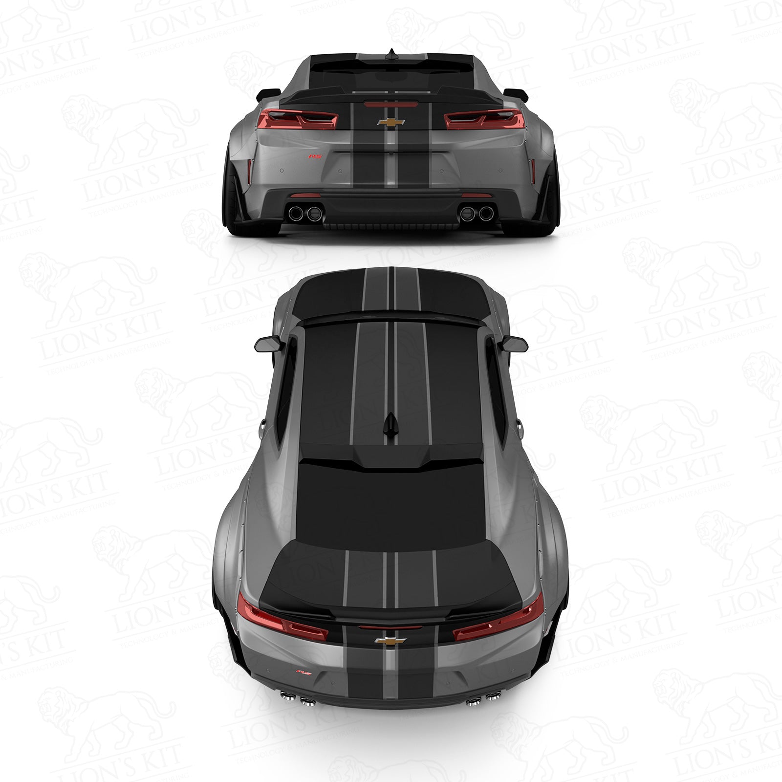 Zadné splittery nárazníka Chevrolet Camaro VI RS/SS/ZL1 2016–2024