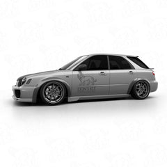 Rozšírenia predných blatníkov pre Subaru Impreza „Bugeye“ (verzia wide-body)