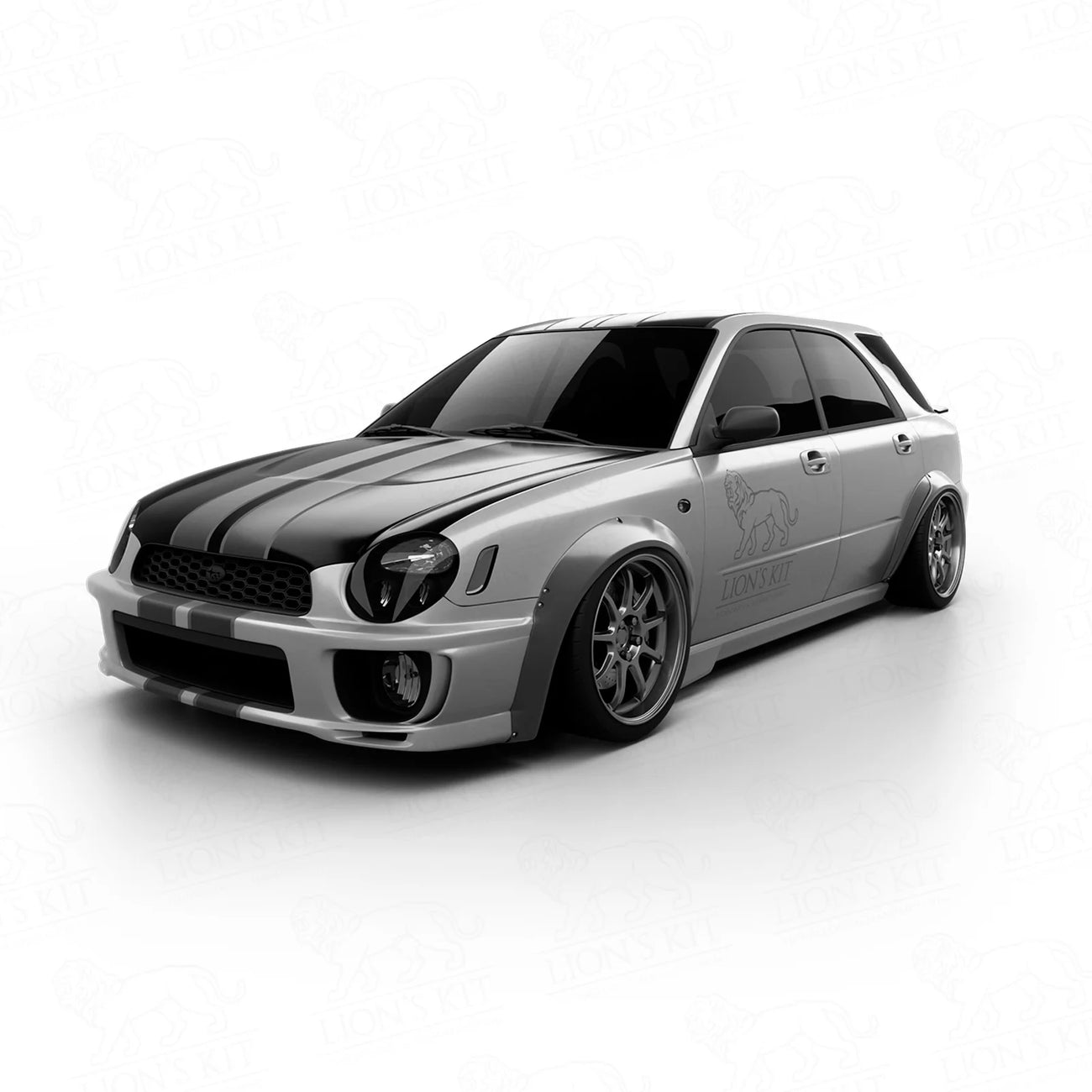Rozšírenia predných blatníkov pre Subaru Impreza „Bugeye“ (verzia wide-body)
