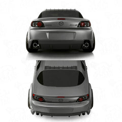 Strešný Shark Vortex spojler Mazda RX-8 SE3P S1/S2 2003–2012