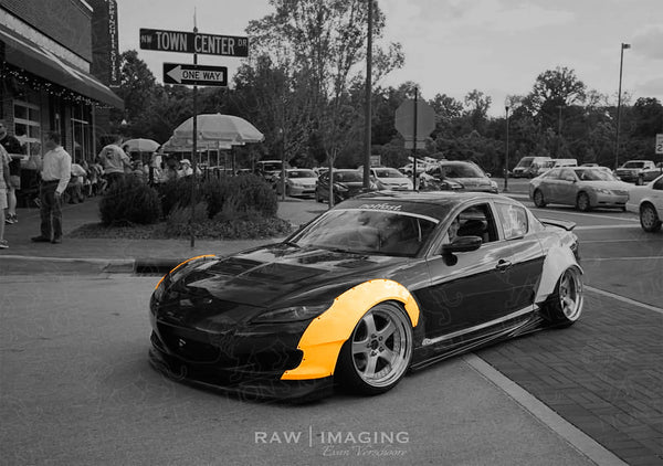 Predné rozšírenia blatníkov Wide Body Mazda RX-8 SE3P S1 2003–2008 +40 mm