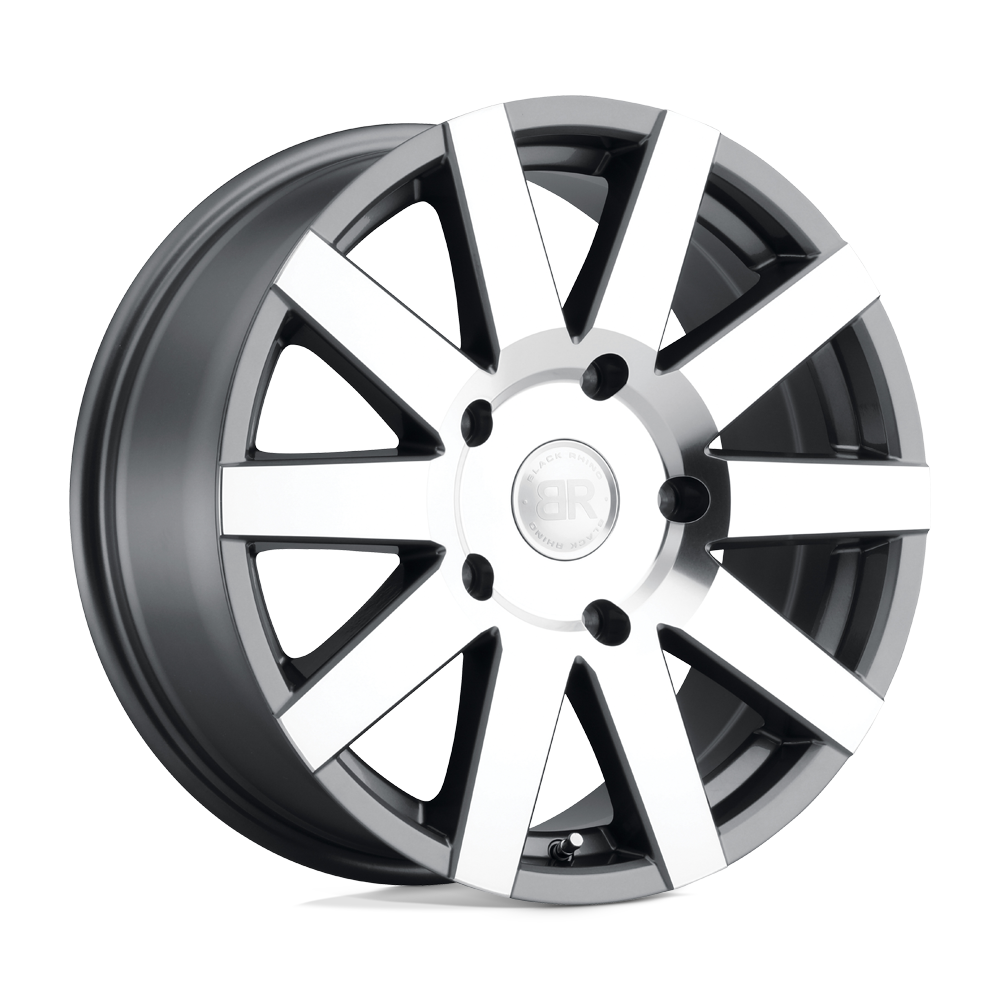Black Rhino Journey 18X8 5X130 ET48 Gloss Gunmetal / Mirror Cut