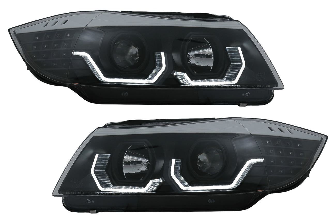 BMW 3 series headlights - 3D dual halo