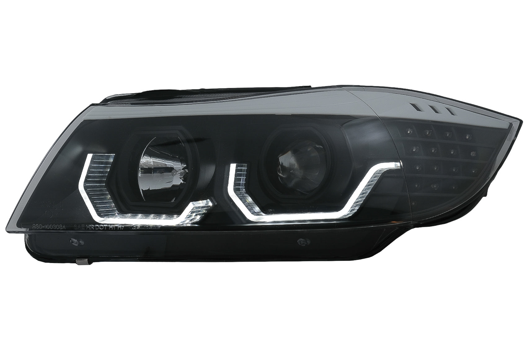 BMW 3 series headlights - 3D dual halo