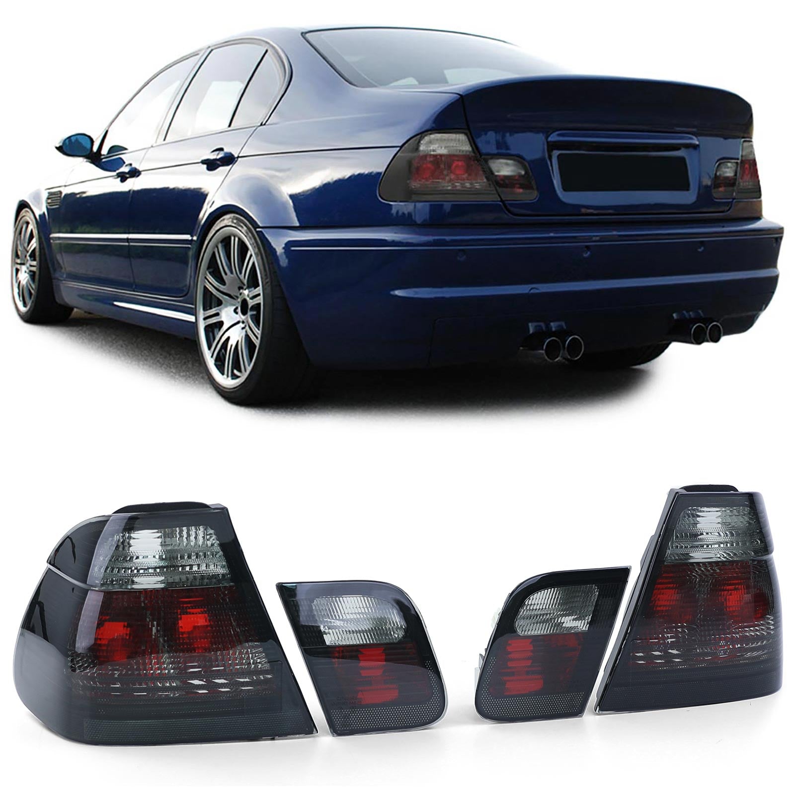 BMW 3 Sedan (E30) (1982-1992) , 3 (E36) (1990-1998), 3 Sedan (E46) (1998-2005) , 3 Cabriolet (E46) (2000-2005) , 3 Coupe (E46) (1999-2005) , 3 Touring (E46) (1999-2005) zadné svetlá
