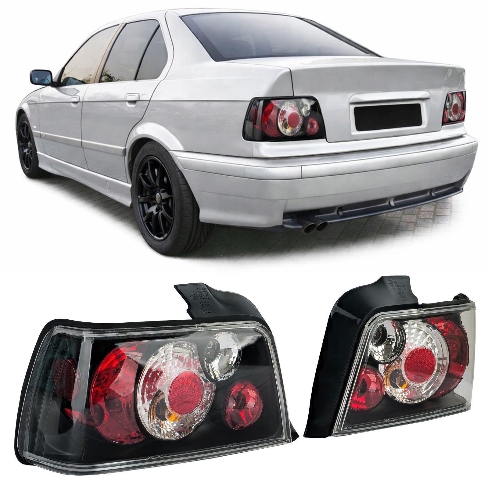 BMW 3 (E36) (1990-1998), 3 Compact (E36) (1994-2000) , 3 Coupe (E36) (1992-1999) , 3 Touring (E36) (1995-1999) zadné svetlá