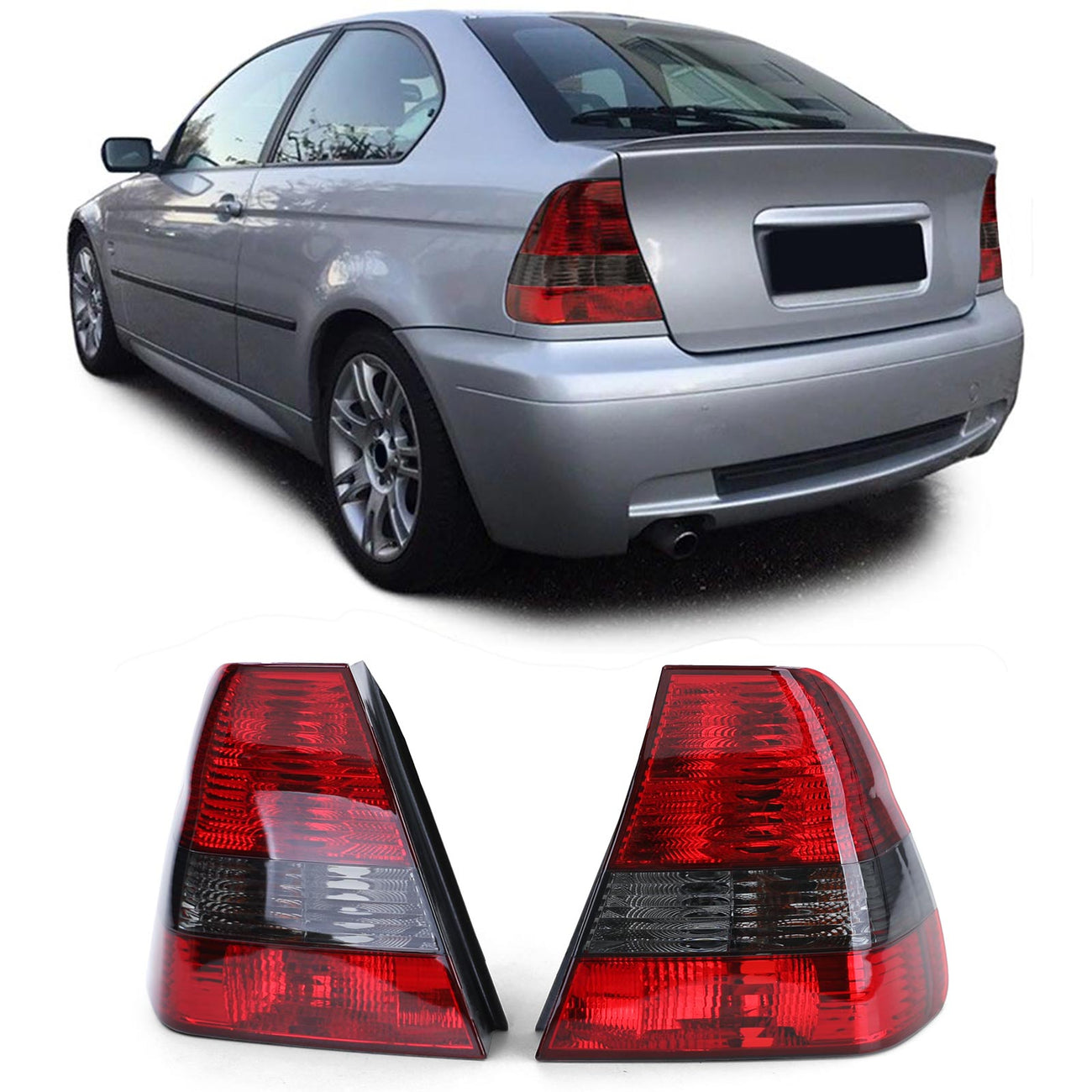 BMW 3 (E36) (1990-1998), 3 Sedan (E46) (1998-2005) , 3 Cabriolet (E46) (2000-2005) , 3 Compact (E36) (1994-2000) , 3 Compact (E36) (2001-2005) , 3 Coupe (E46) (1999-2005) , 3 Touring (E46) (1999-2005) zadné svetlá