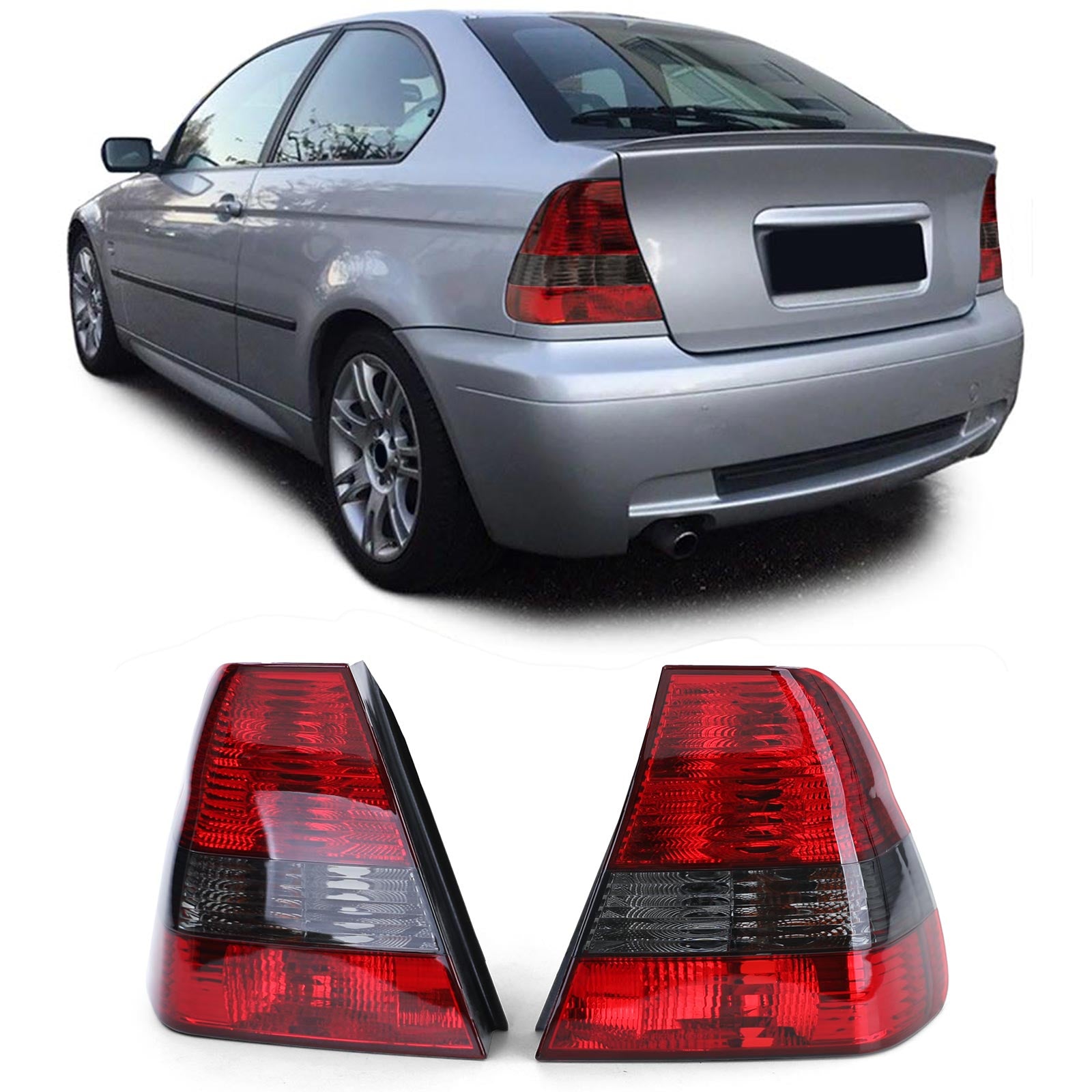 BMW 3 (E36) (1990-1998), 3 Sedan (E46) (1998-2005) , 3 Cabriolet (E46) (2000-2005) , 3 Compact (E36) (1994-2000) , 3 Compact (E36) (2001-2005) , 3 Coupe (E46) (1999-2005) , 3 Touring (E46) (1999-2005) zadné svetlá