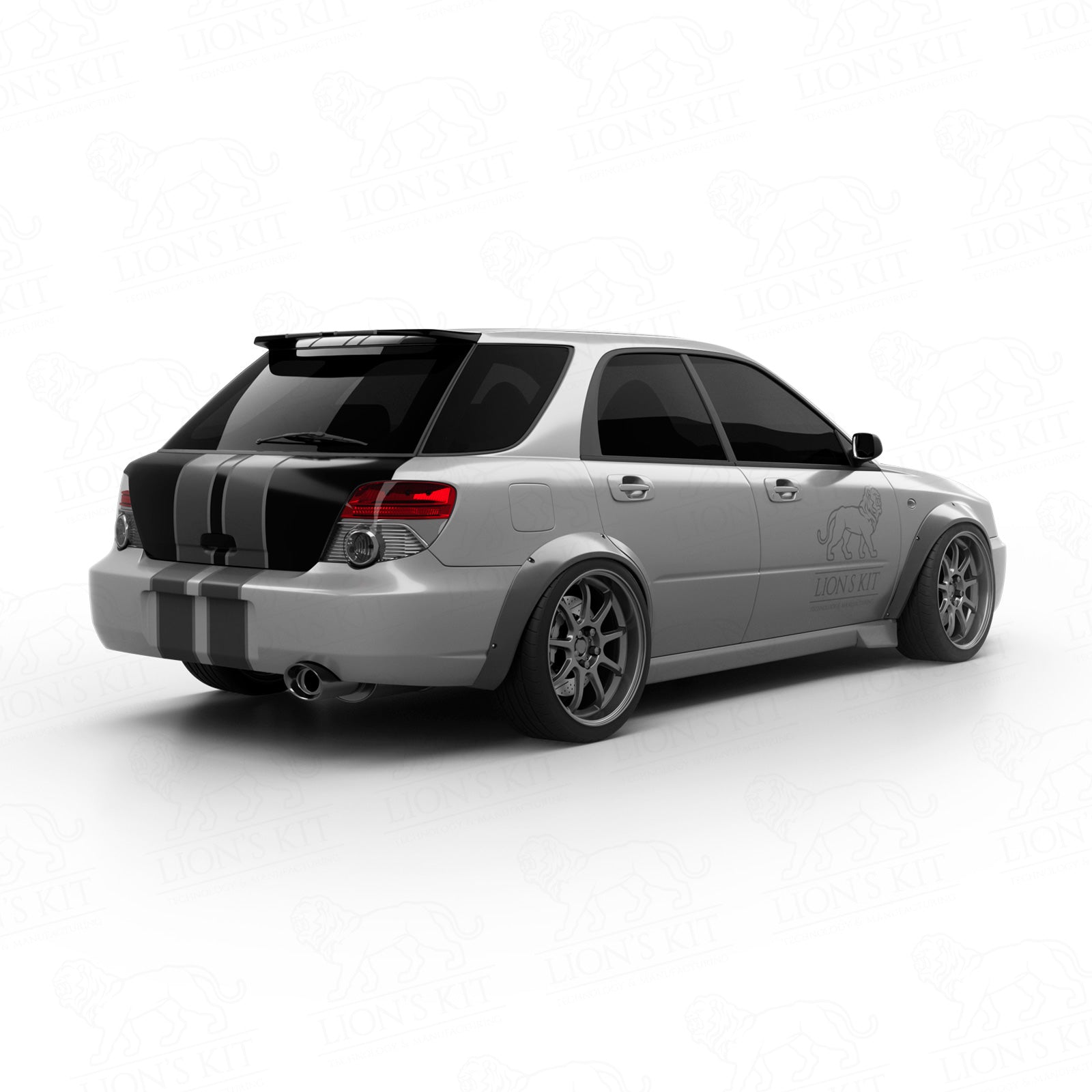 Rozšírenia predných blatníkov Subaru Impreza II Blobeye GD/GG Sedan/Wagon +50 mm