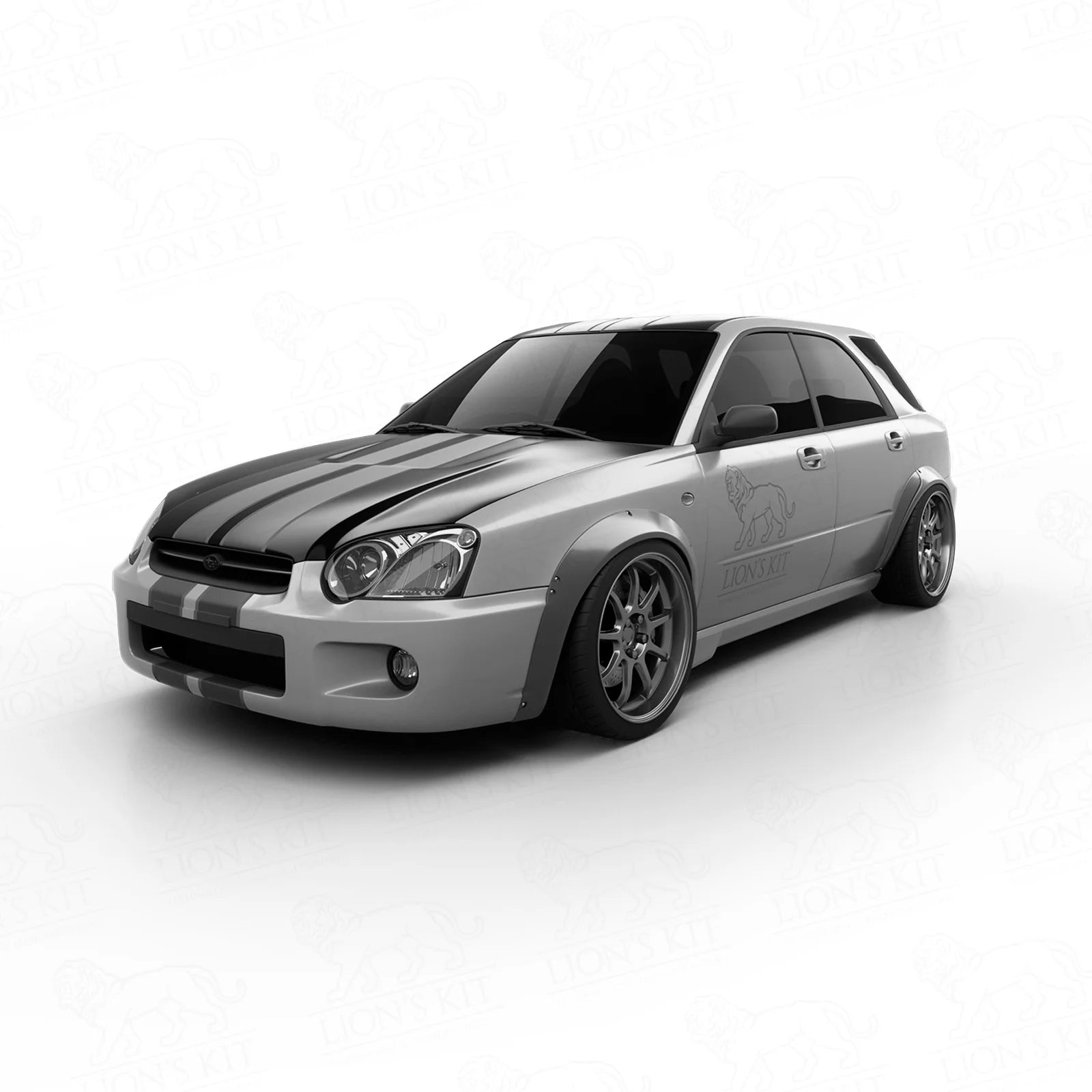 Rozšírenia predných blatníkov Subaru Impreza II Blobeye GD/GG Sedan/Wagon +50 mm