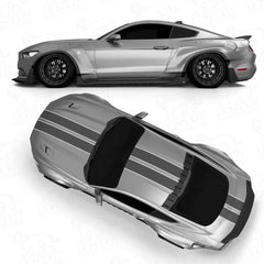 Kompletná widebody restyling sada pre Ford Mustang S550 S1 (2015 - 2017)