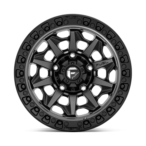 Fuel D716 Covert 20X10 8X170 ET-18 Matte Gunmetal / Black Bead Ring
