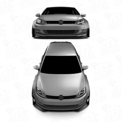 Rozšírenia blatníkov Wide Body V1 pre Volkswagen Golf VII MK7 3D/5D (2012 – 2017), predné aj zadné