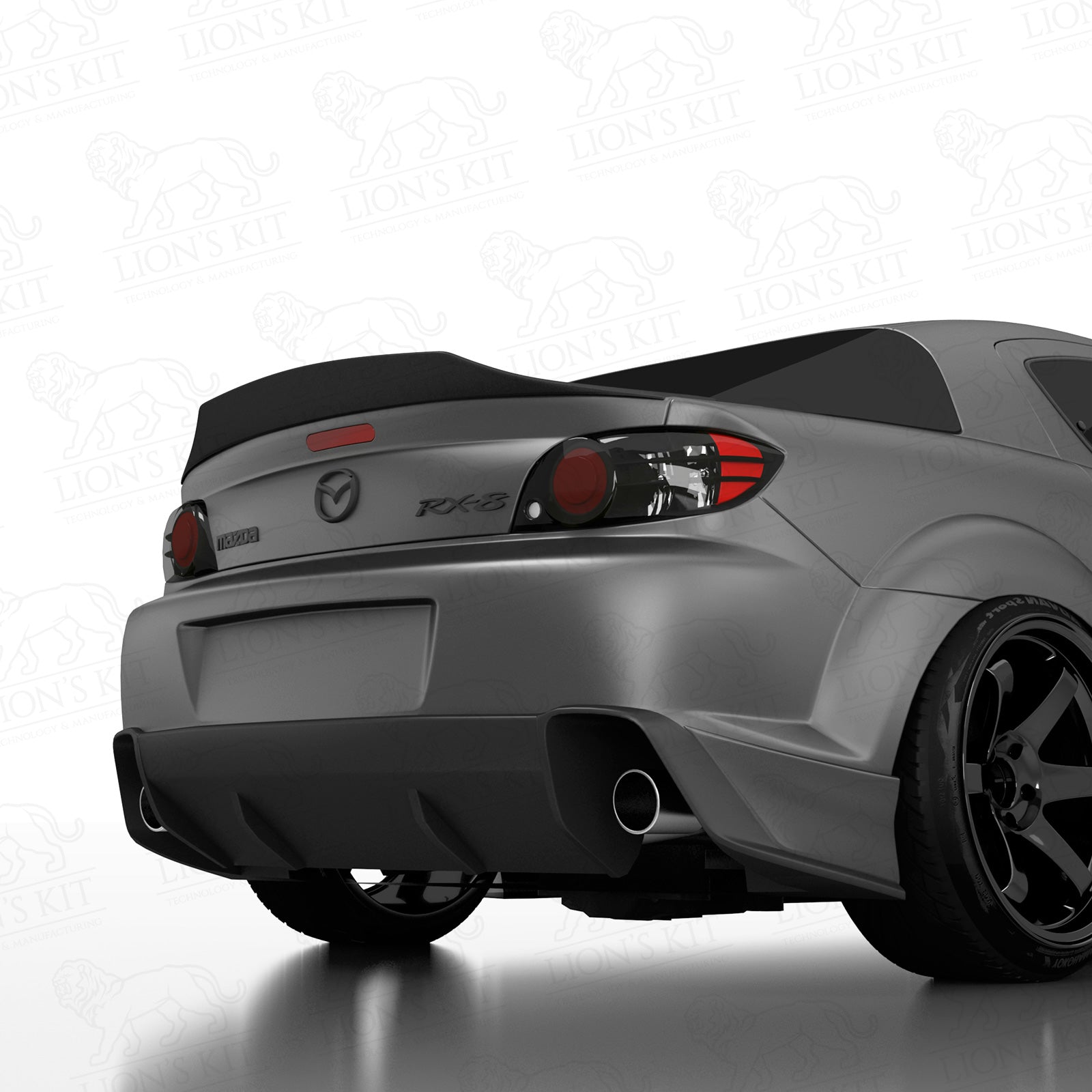 Ducktail spojler V3 Mazda RX-8 SE3P S1/S2 2003–2012