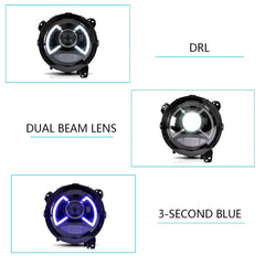 Tuning predné LED svetlá Jeep Wrangler JL/JLU (2018+) Full LED