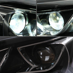 Tuning front LED projector headlights Toyota Hilux (2015–2020)