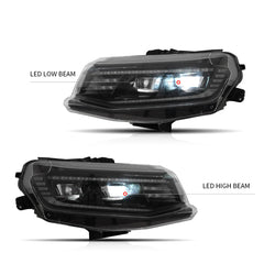 Predné LED projektorové svetlá Chevrolet Camaro (2016–2018 / ZL1 2017–2024)