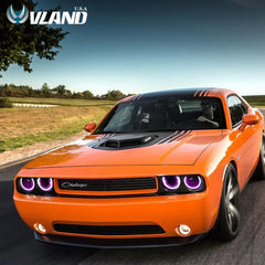 Dodge Challenger (2008–2014) Projector Headlights – RGB DRL