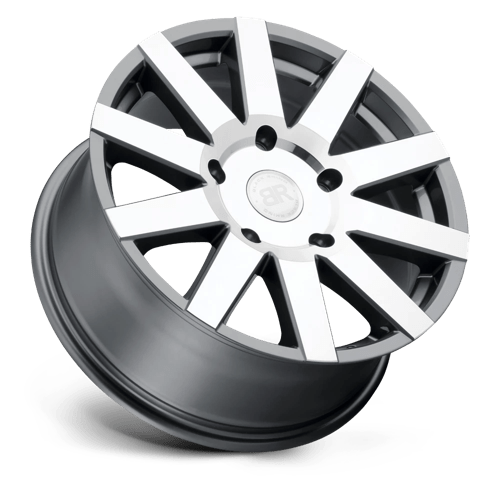 Black Rhino Journey 18X8 5X130 ET48 Gloss Gunmetal / Mirror Cut
