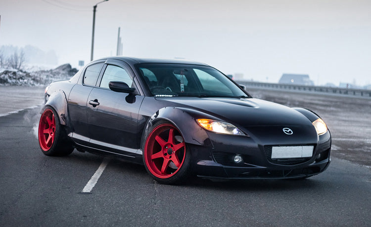 Zadné rozšírenia blatníkov Wide Body Mazda RX-8 SE3P S1/S2 2003–2012 +50 mm