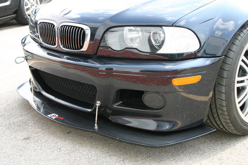 Karbonový predný splitter APR pre BMW E46 M3 – vrátane montážnych tyčí