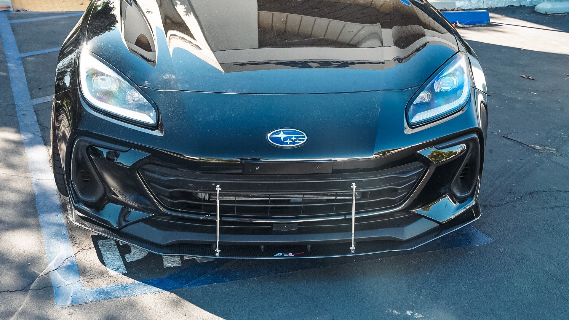 Karbonový predný splitter APR pre Subaru BRZ – vrátane montážnych tyčí