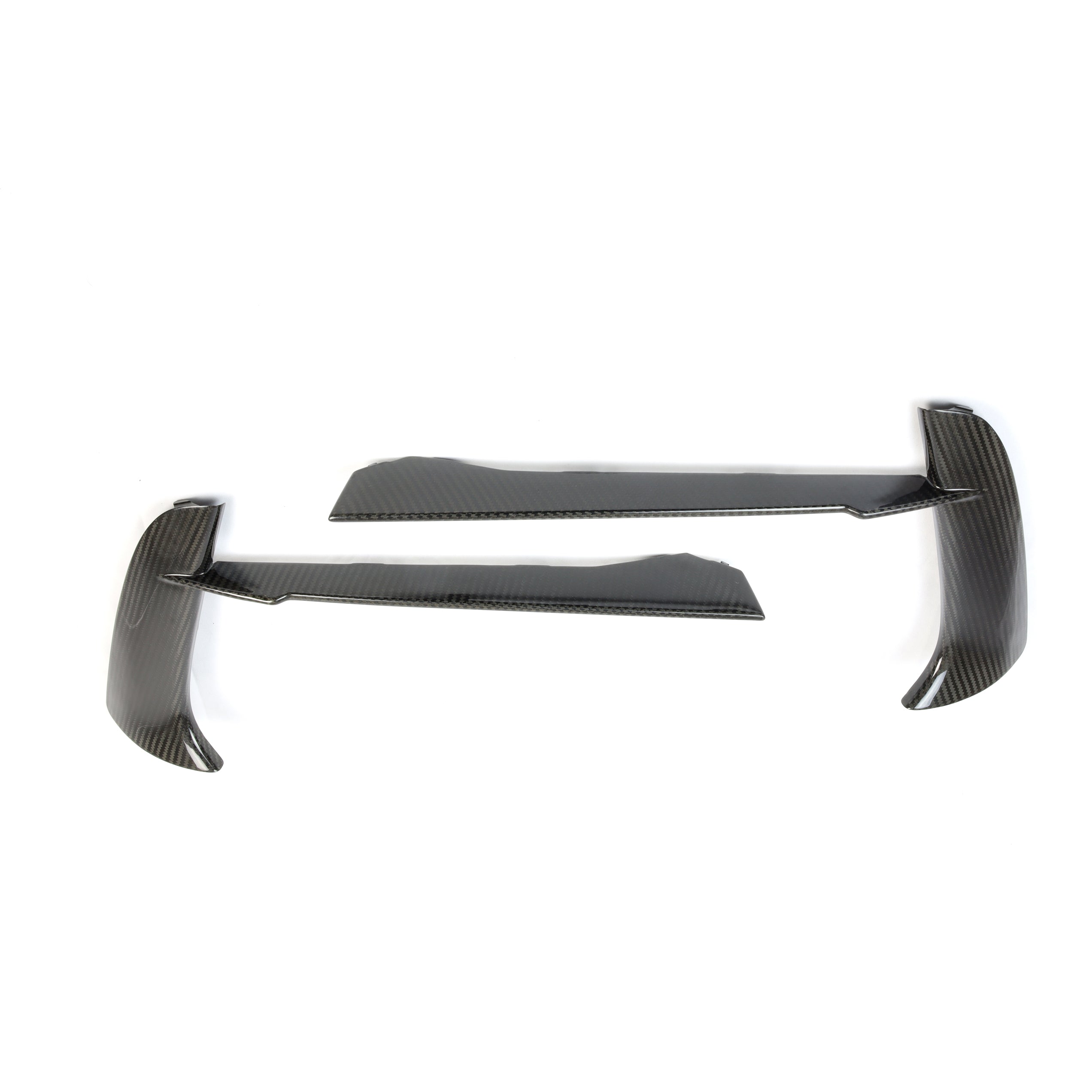 2020+ C8 Corvette Carbon Fiber Front Bumper Side Trim