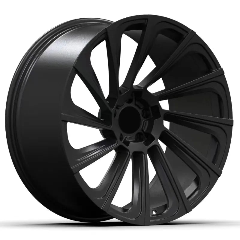 Kované disky Matte Black Full Painting 16”–24”