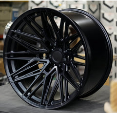 Kované disky Super Deep Concave Matte Black 17”–23”