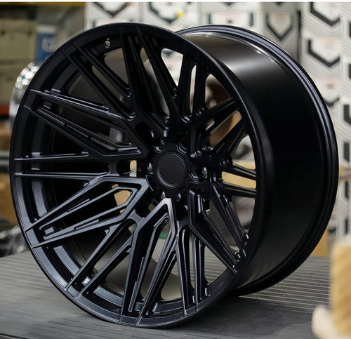 Kované disky Super Deep Concave Matte Black 17”–23”