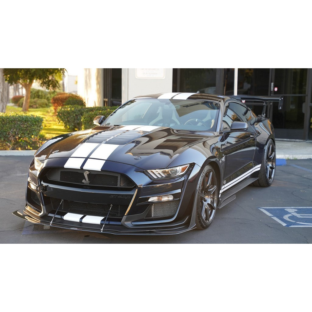 Karbónový predný splitter Ford Mustang S550 Shelby GT500 (2020–2023) + vzpery