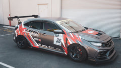 Honda Civic Type R FK8 GT-250 Swan Neck Carbon Wing 2017-2022